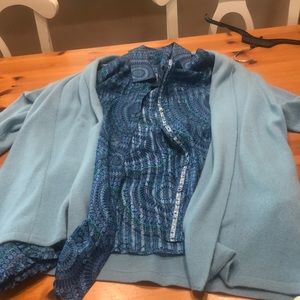 Cashmere sweater and top